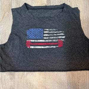 BOMBSHELL Sleeveless  Graphic Women's crop Top - Gray